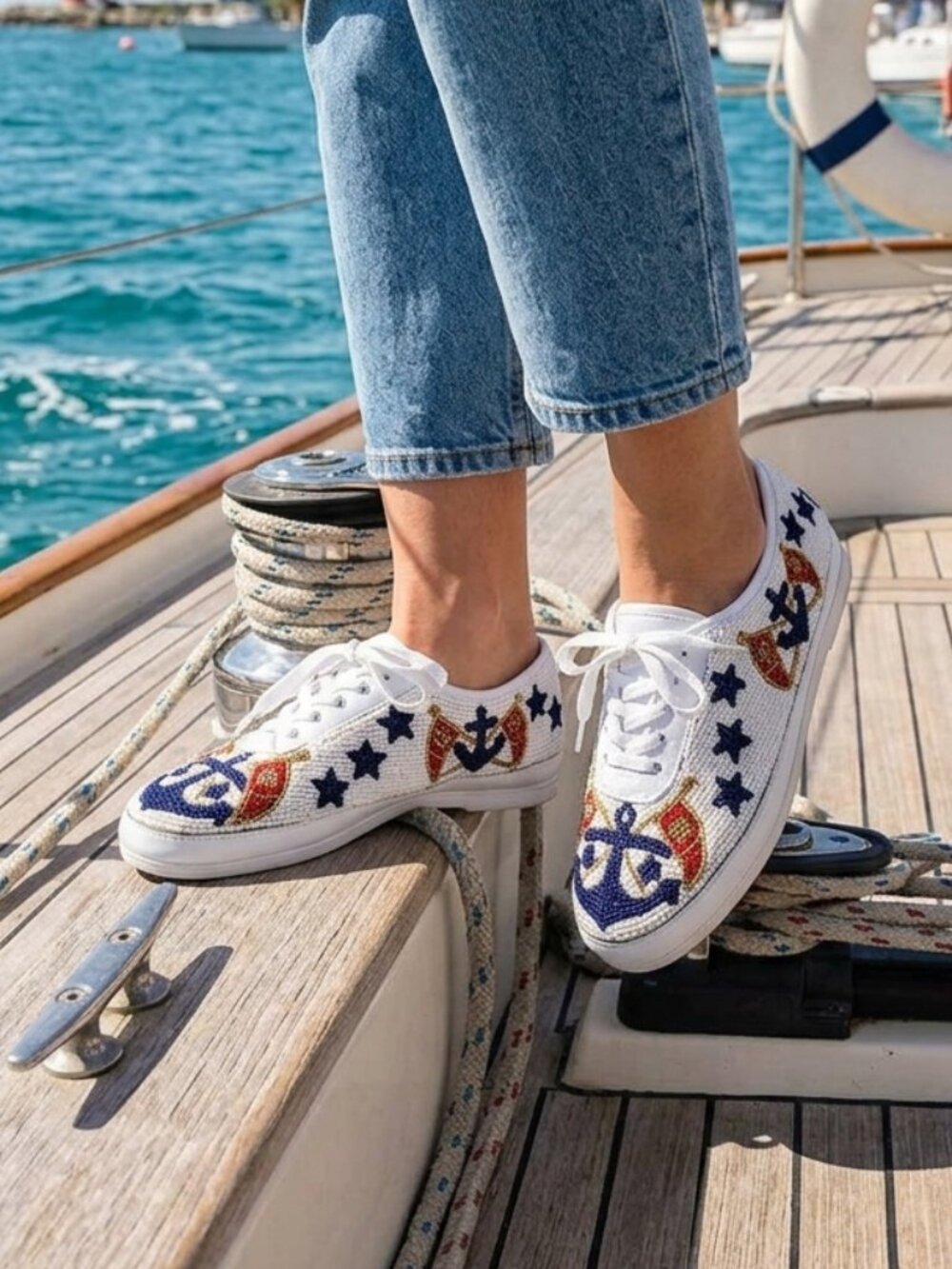 VTG Colorwerks Beaded Sneaker